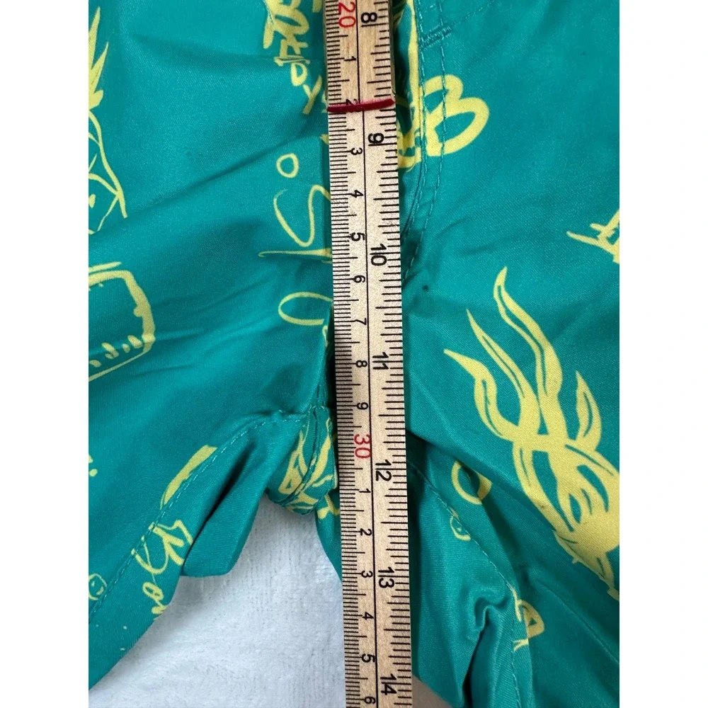 NWT Nickelodeon SpongeBob SquarePants Mens Swim Trunks UPF 50 Board Shorts L